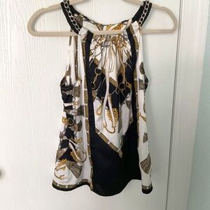Cache black and gold tank